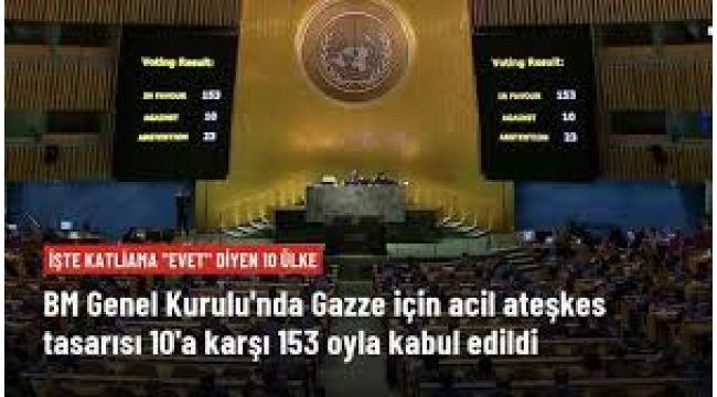 BM Genel Kurulu'nda 