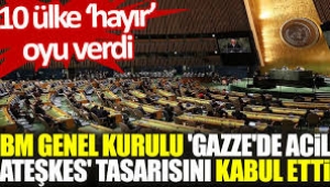 BM Genel Kurulu'nda 