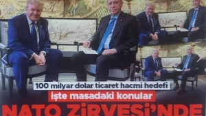 Cumhurbaşkanı Erdoğan ile Trump NATO Zirvesi'nde görüştü: Gazze trajedisi sona ermeli 