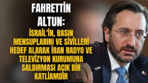 Fahrettin Altun'dan İsrail'e tepki: Açık bir katliamdır  