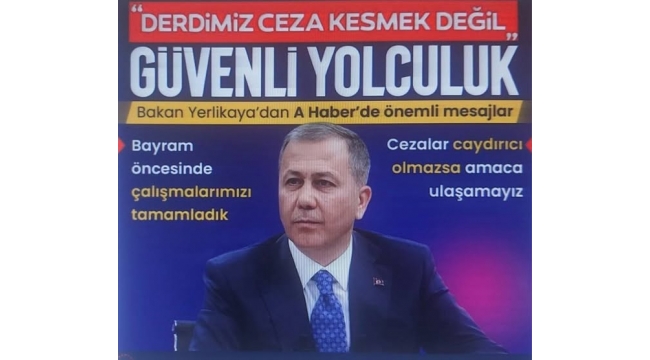İçişleri Bakanı Ali Yerlikaya duyurdu: Bayram öncesi 81 ilde sıkı denetim 