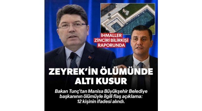 İşte Ferdi Zeyrek'i ölüme götüren kusurlar! Adalet Bakanı Yılmaz Tunç, bilirkişi raporunu paylaştı 