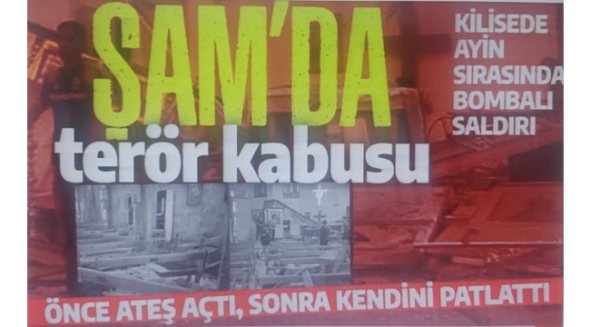 Önce ateş açtı, sonra kendini patlattı... Şam’da kiliseye bombalı saldırı!  