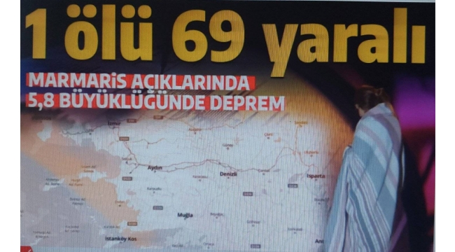Son dakika | Muğla'da 5.8 büyüklüğünde deprem! İzmir, Aydın, Manisa ve Antalya'dan da hissedildi  