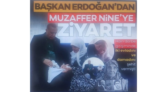 15 Temmuz'da 3 evladını şehit vermişti! Başkan Erdoğan'dan 99 yaşındaki Muzaffer Gülşen'e ziyaret: Filistin'deki çocuklara bağış yaptı 