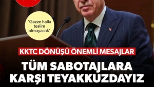 Başkan Erdoğan: Kararlıyız Şara’yı Suriye'de yalnız bırakmayacağız 