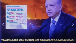 Cumhurbaşkanı Erdoğan: Havada ve karada büyük mücadele yürütülüyor 