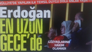 Cumhurbaşkanlığı Külliyesi'nde 'En Uzun Gece' destanının ilk temsili gerçekleştirildi: Cumhurbaşkanı Erdoğan da katıldı 