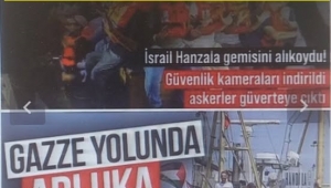 Gazze'ye doğru yola çıkan Hanzala gemisine İsrail'in müdahalesi başladı! 