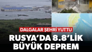 Son dakika... Rusya'da 8.8 büyüklüğünde deprem, Japonya'da tsunami! ABD'de tsunami alarmı 