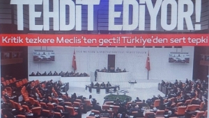 TBMM Genel Kurulu’nda, İsrail'in Suriye'deki saldırılarına karşı TBMM Başkanlığı Tezkeresi kabul edildi. 