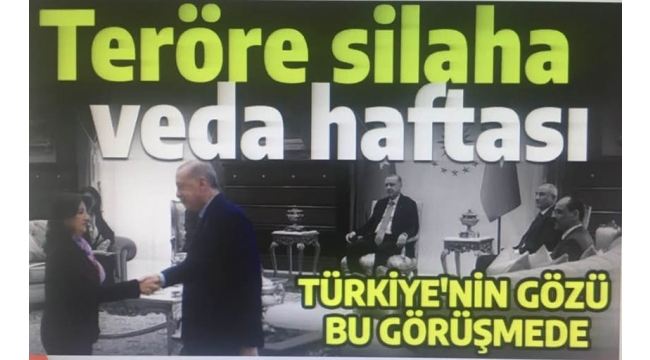 Teröre silaha veda haftası: Cumhurbaşkanı Erdoğan, DEM heyetini kabul edecek 