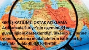 Türkiye ve 10 Arap Ülkesi’nden ortak Suriye mesajı: “İsrail saldırıları kabul edilemez” 