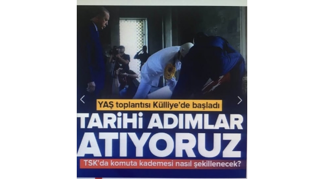 Yüksek Askeri Şura toplandı! Başkan Erdoğan liderlik ediyor: Komutanları terfi ve emeklilikleri masada 